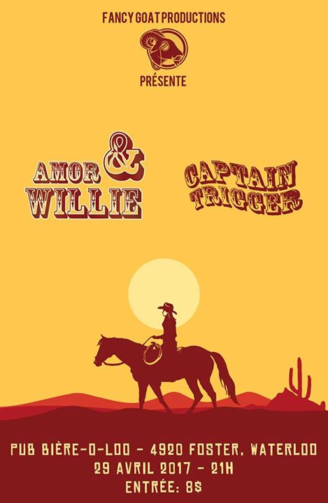 Amor & Willie et Captain Trigger à Waterloo