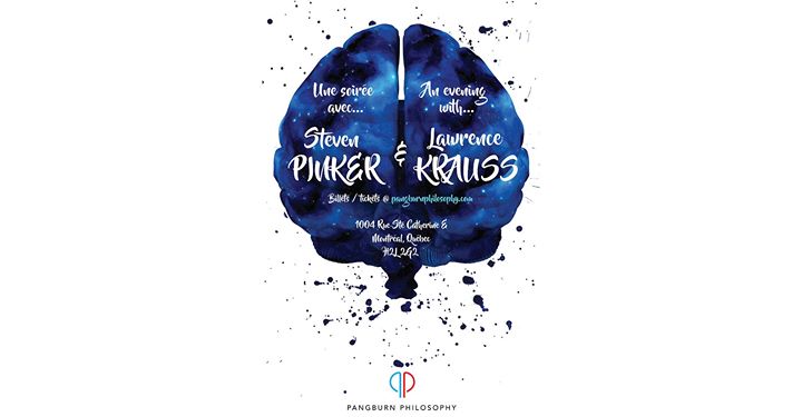 An evening with Lawrence Krauss & Steven Pinker - Montreal
