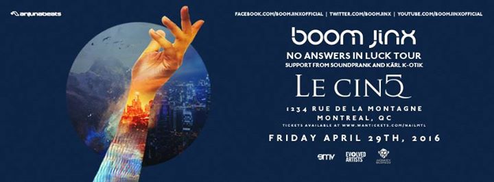 ANJUNABEATS NO ANSWERS IN LUCK TOUR with BOOM JINX - Soundprank - Karl K Otik