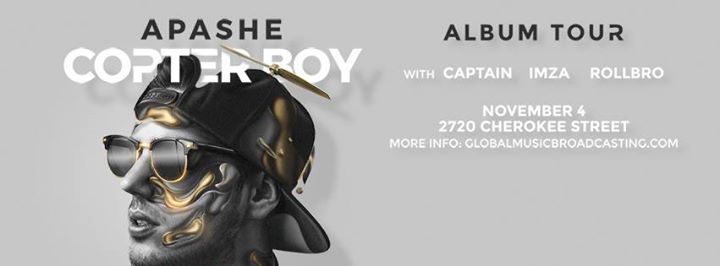 Apashe Copter Boy Album Tour