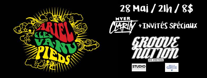 Ariel & les Va-Nu-Pieds au Groove Nation + Clarity