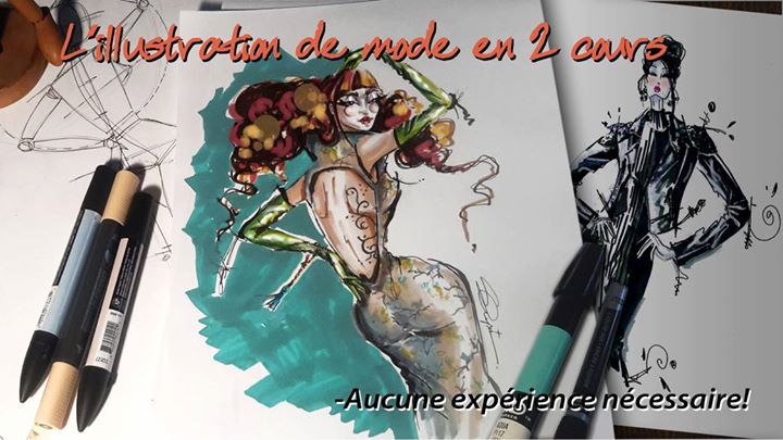 Atelier d’illustration de mode à l’Anticafé!