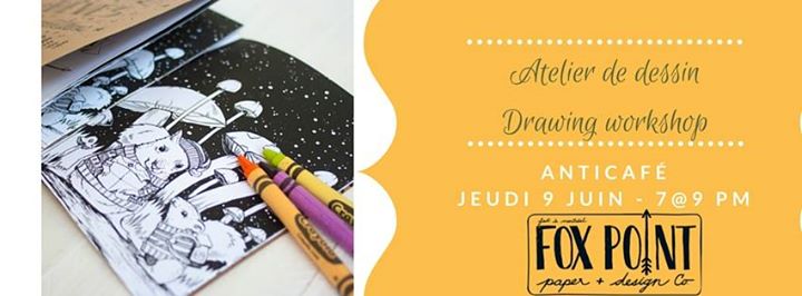 Atelier dessin débutant - Drawing workshop for beginners