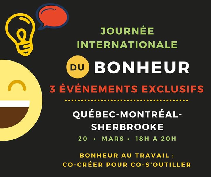 Atelier-discussion Bonheur au Travail - Montréal