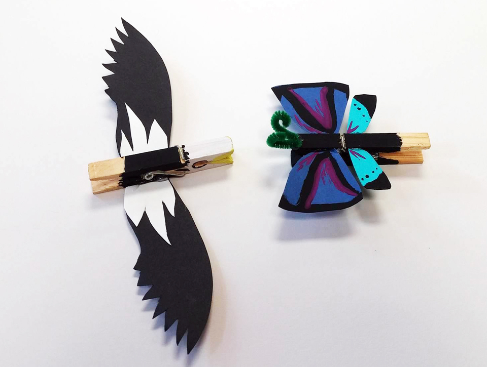 Atelier familial 'Corde a linge en folie'