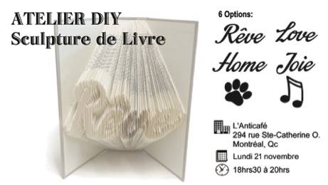 Atelier Sculpture de Livre