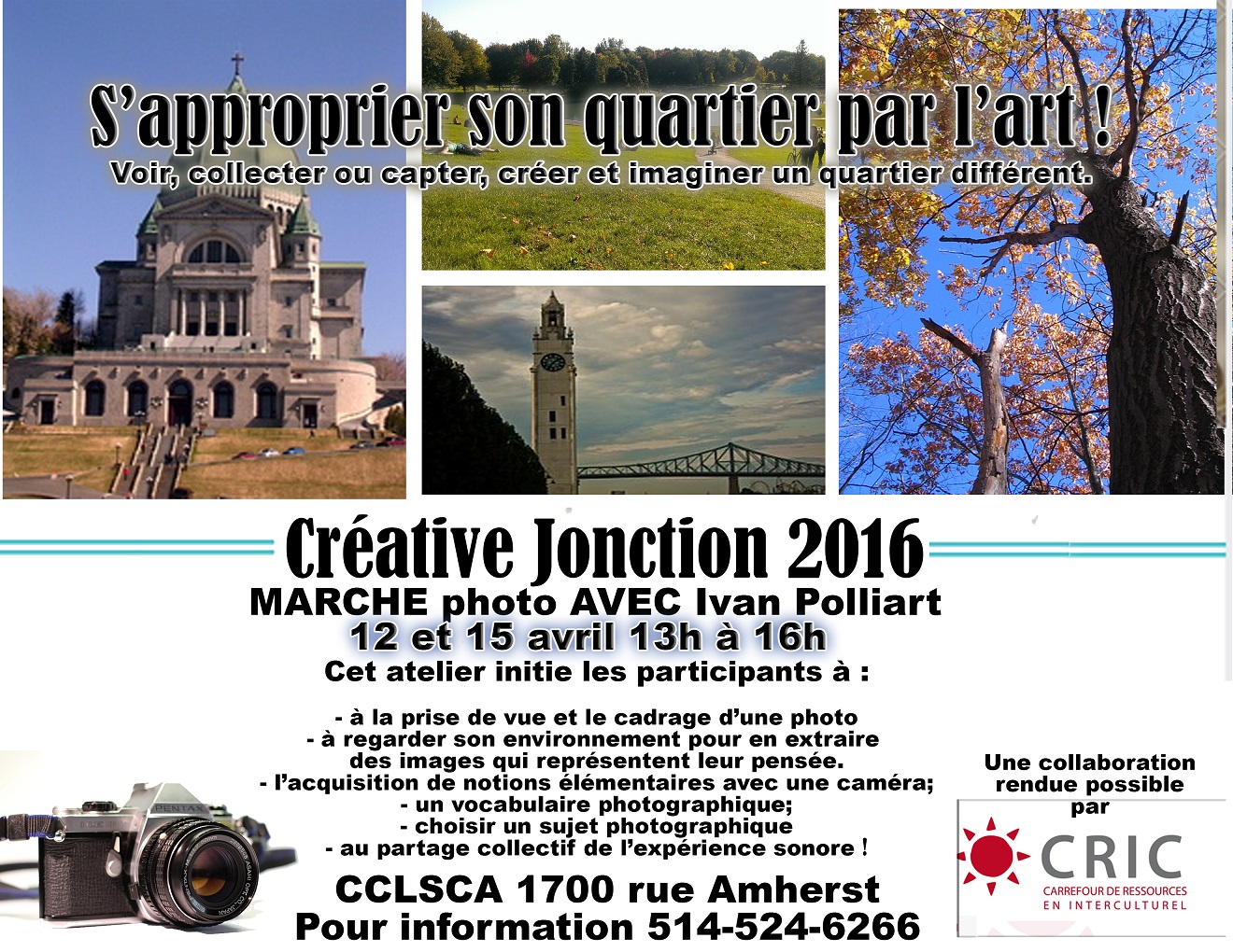 Ateliers Photo: Portraits de mon Quartier