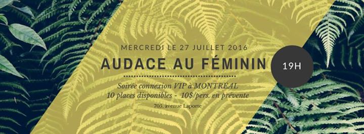 Audace au Féminin - Soirée connexion VIP