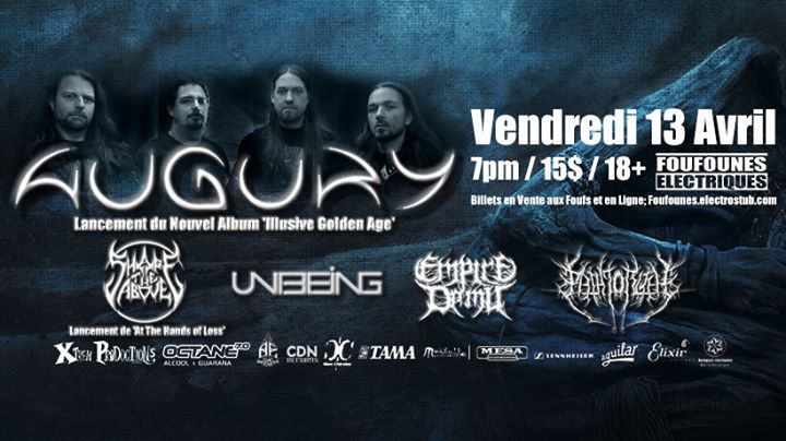 Augury & Shape The Above (Lancements d'albums) + Invités