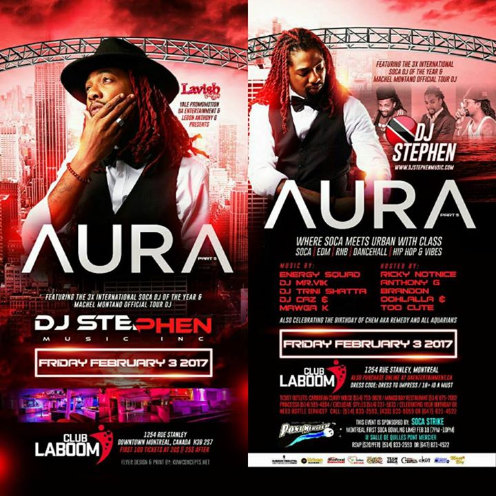 AURA 5 - The Aquarius Affair Ft. DJ Stephen live in Montreal!
