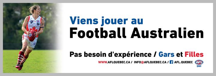 Australian Football Indoor Practice / Entraînements intérieurs