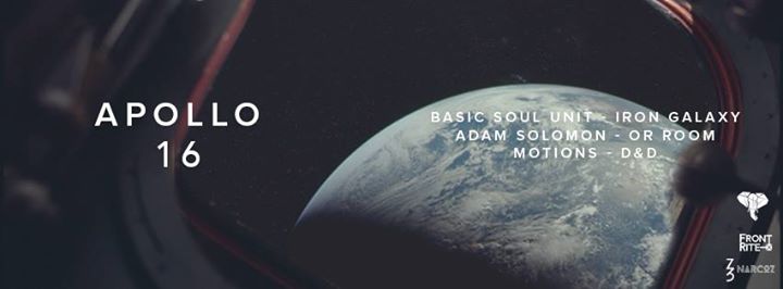 BACCHANALE PRESENTS : APOLLO 16 - NYE SPECIAL