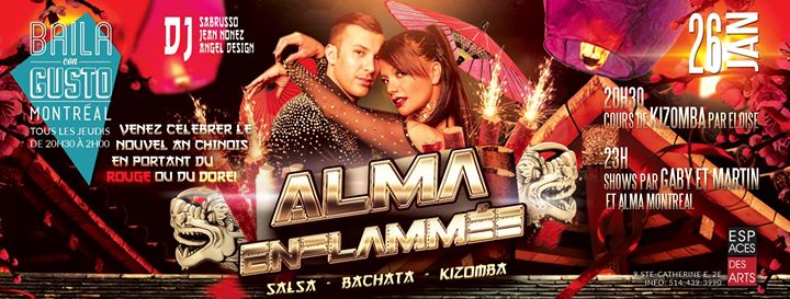 Baila Con Gusto – Montréal - Alma enflammée