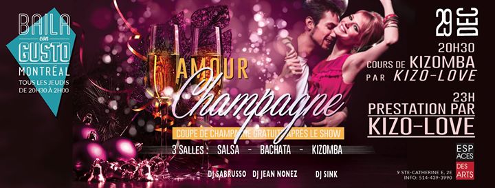 Baila Con Gusto – Montréal - Amour Champagne
