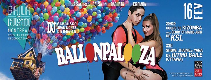 Baila Con Gusto – Montréal - Balloonpalooza