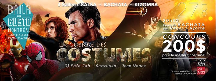 Baila Con Gusto *Montréal* - La Guerre des costumes