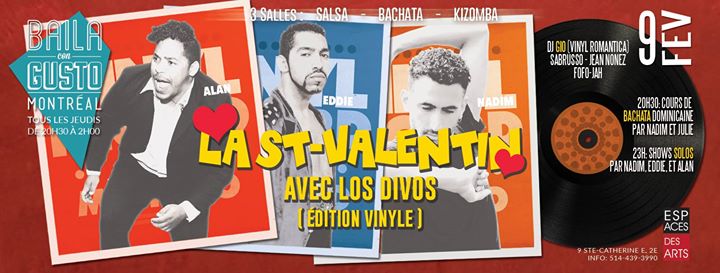 Baila Con Gusto – Montréal - La St-Valentin avec Los Divos