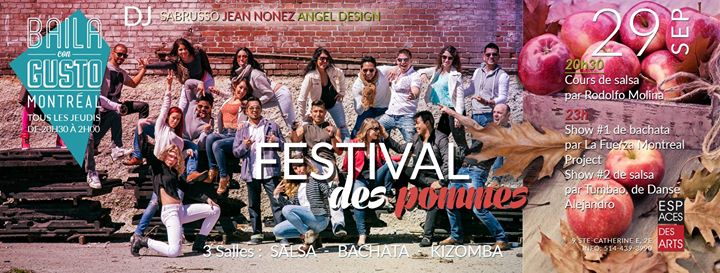 Baila Con Gusto *Montreal* - Festival des pommes