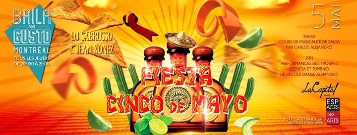 Baila Con Gusto *Montréal* - Fiesta del Cinco de Mayo