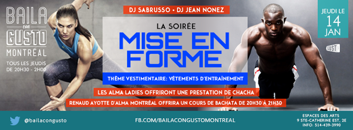 Baila Con Gusto Montréal - La soirée de mise en forme
