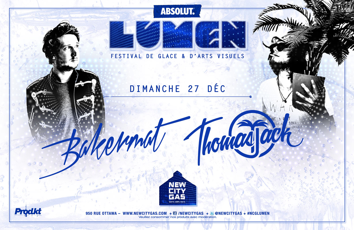 Bakermat + Thomas Jack au New City Gas - Dimanche 27 Decembre