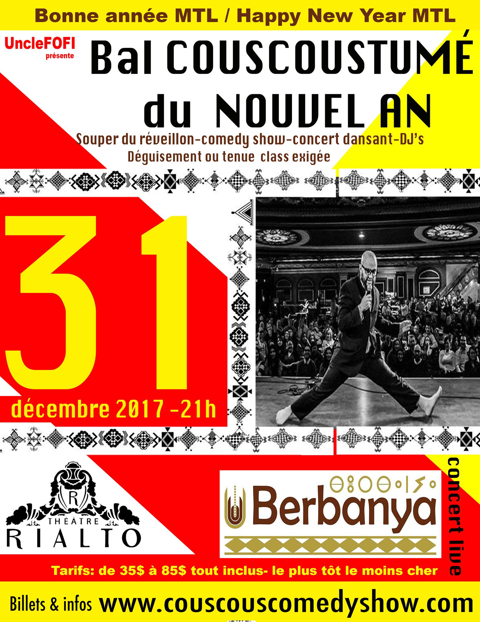 Bal Couscoustumé du Nouvel An: Réveillon nous