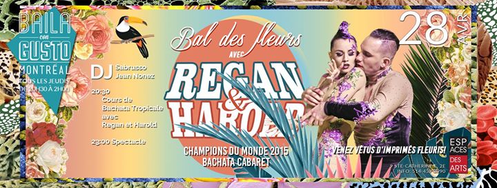 Bal des fleurs avec Regan and Harold