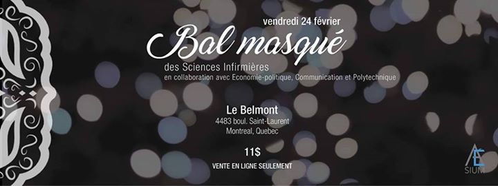 Bal masqué de Sciences Infirmières édition 2017