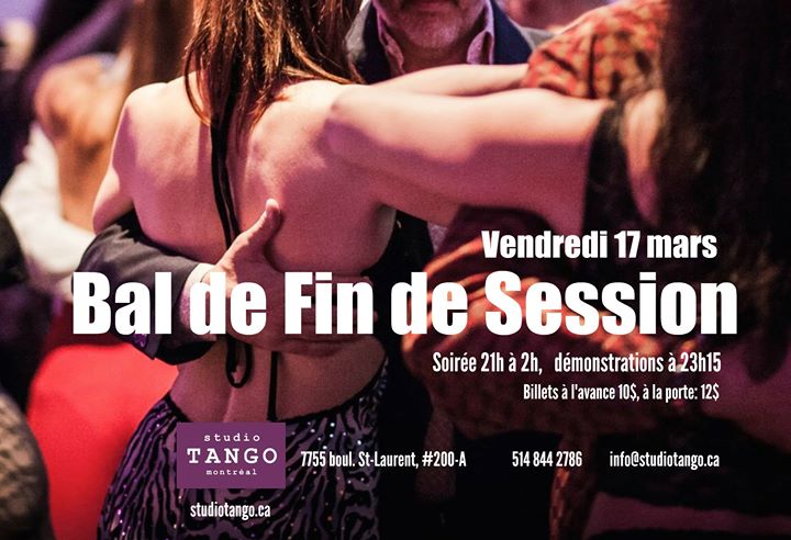 BAL / Party Fin de Session au Studio Tango!