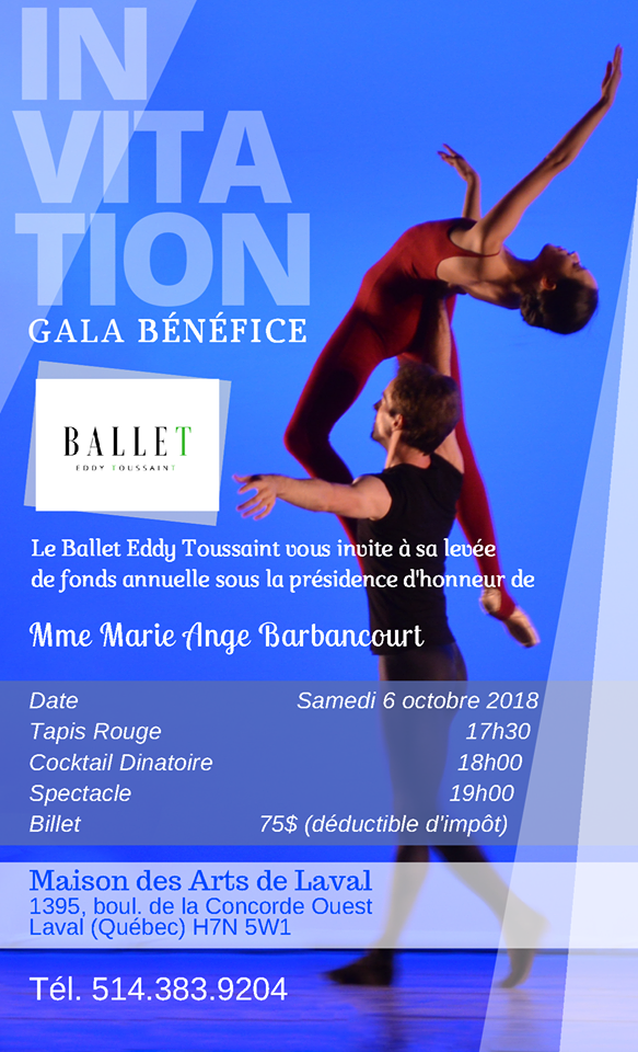 Ballet Eddy Toussaint - Gala Bénéfice 2018
