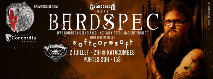 Bardspec - Ivar Bjørnson of Enslaved w/ special guest Steve Austin of Today Is The Day and Softcoresoft