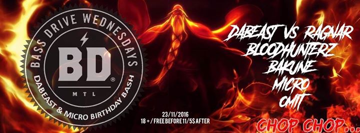 Bassdrive Wednesday Dabeast & Micro Birthday Bash