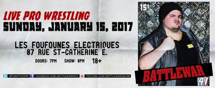 BATTLEWAR 41 - Live Pro Wrestling!