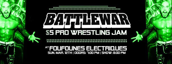 BATTLEWAR's Pro Wrestling Jam - Only $5!