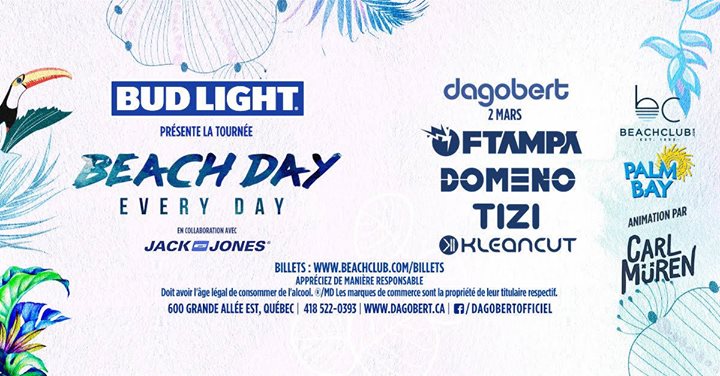 Beach Day Every Day : Québec - Dagobert - 02.03.2017
