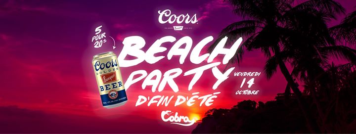 Beach Party d'fin d'été