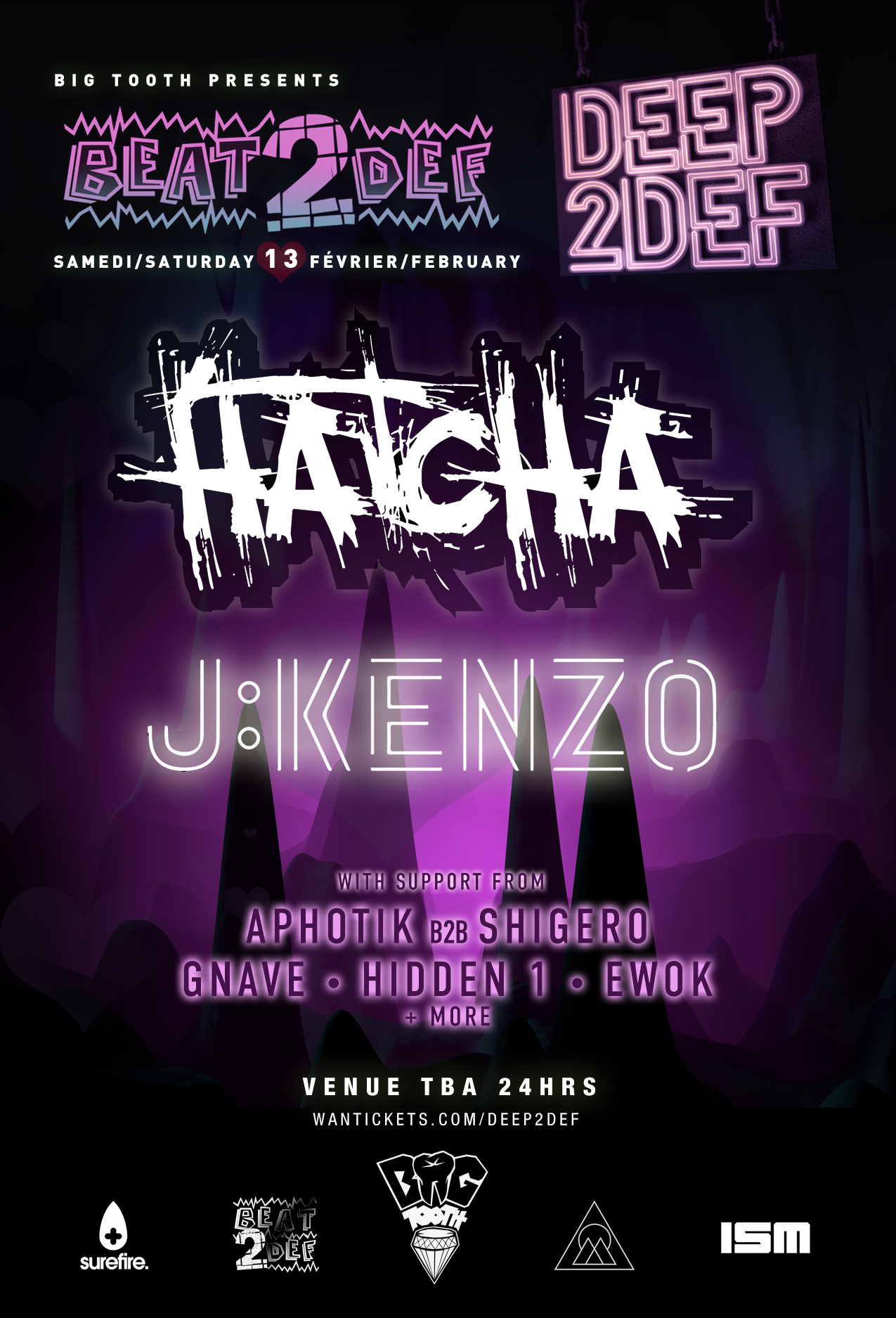 BEAT2DEF w/ HATCHA [UK] + J:KENZO [UK]