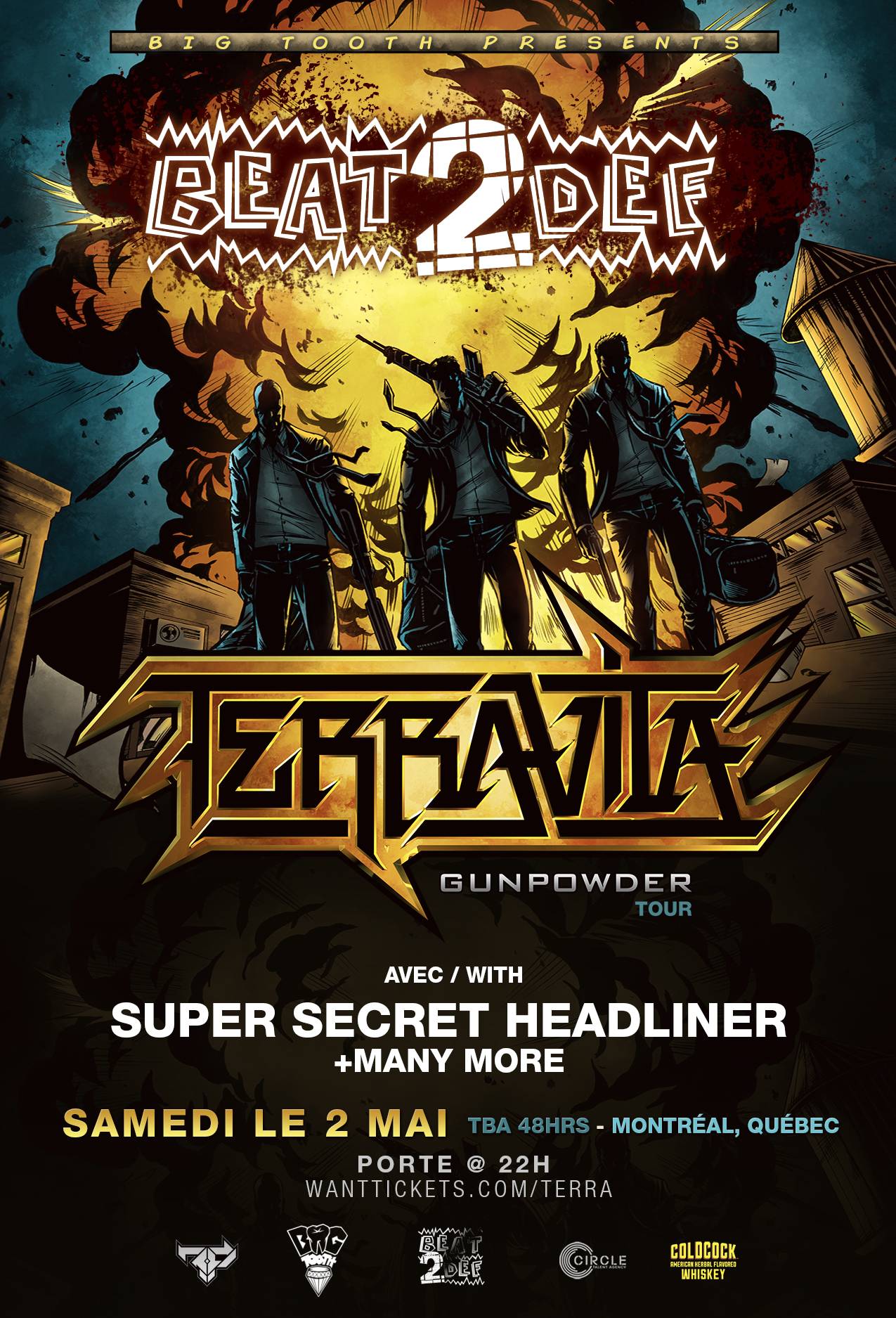 BEAT2DEF w/ TERRAVITA [US] + SECRET HEADLINER + MORE