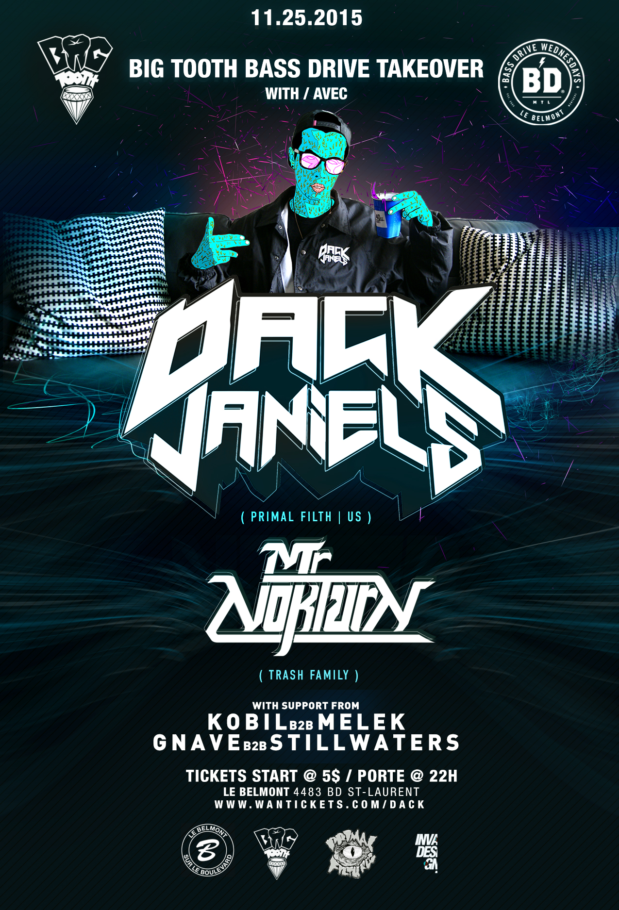 BIG TOOTH BASS DRIVE TAKEOVER w/ DACK JANIELS [US] + MORE