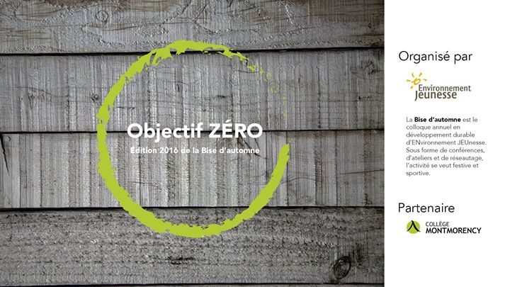 Bise d'automne 2016 - Objectif ZÉRO