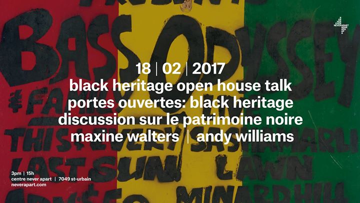 Black Heritage Open House Talk: Maxine Walters / Andy Williams