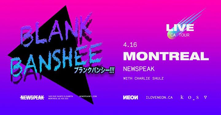Blank Banshee w/ Charlie Shulz - Newspeak