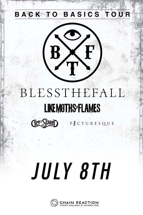 blessthefall at Chain Reaction