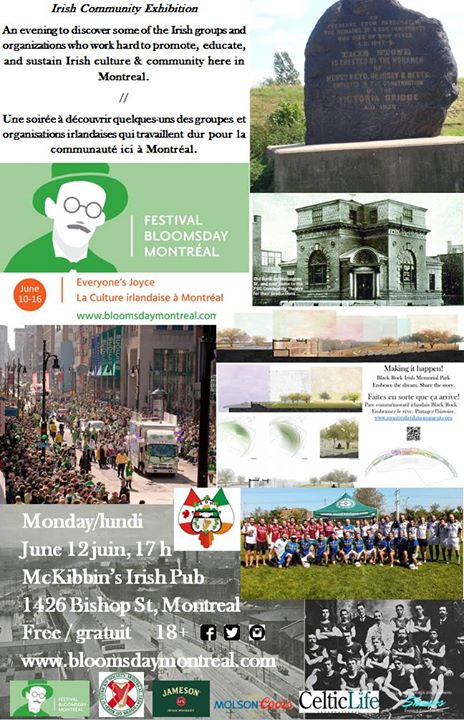 Bloomsday Community Cultural Exhibit