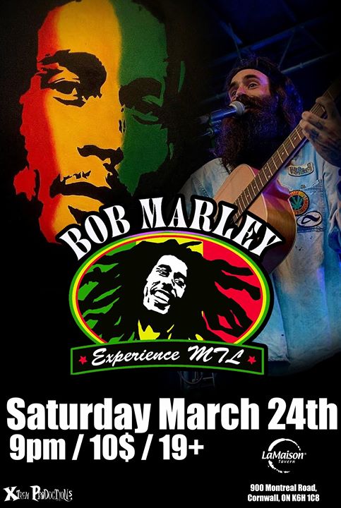 Bob Marley Experience MTL - Live at La Maison March 24