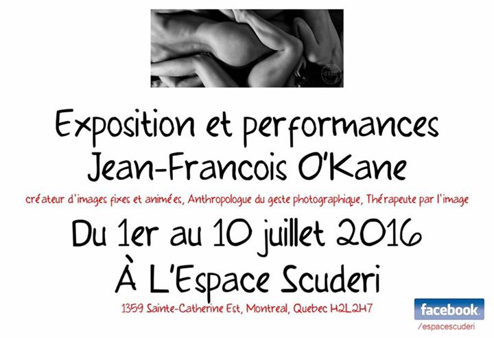 Exposition et performances de Jean-Francois O'Kane