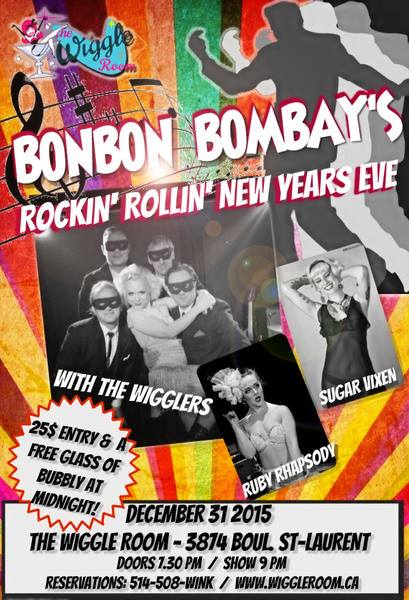BonBon Bombay's Rockin' Rollin' New Years Eve