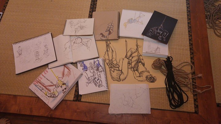 Bondage Life Drawing