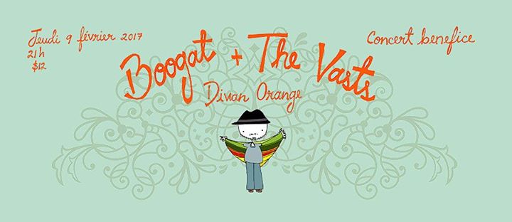 Boogat + The Vasts (Concert Bénéfice pour une famille syrienne)