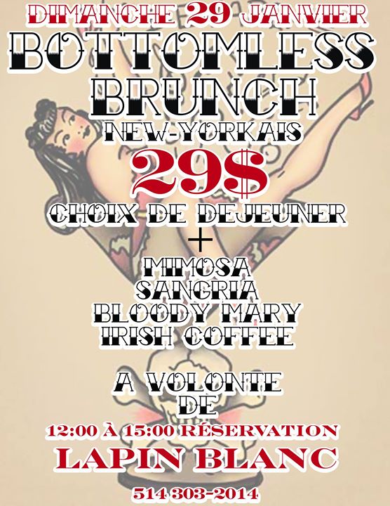 Bottomless Brunch - À volonté